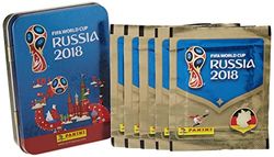 Panini FIFA World Cup 2018 Panini WM Russia 2018 - sticker - 1 blikje met 5 stickerzakjes (25 stickers)