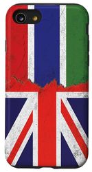 Drapeaux du Royaume-Uni et de la Gambie – Gambie britannique Coque pour iPhone SE (2020) / 7 / 8