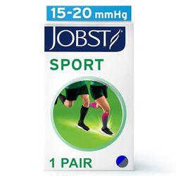 JOBST Unisex sport löparstrumpor, Kungsblå, X-Large