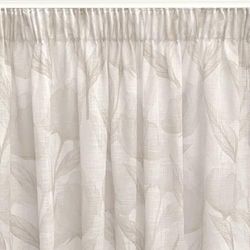 Alexandra House Living Gordijn Sofia Beige, 200 x 270 x 1 cm, lichtdoorlatend
