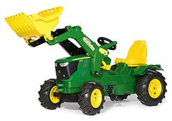 Rolly Toys 61 110 2 Rollyfarmtrac John Deere 6210 R - Tractor de pedales (con pala y ruedas ligeras) , color/modelo surtido
