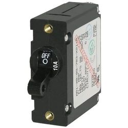 Blue Sea Systems 7204 AC/DC enpolig magnetisk världsbrytare, svart
