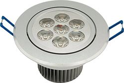 Garza LED-inbouwlamp, warm licht, 7 W