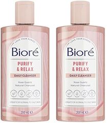 Biore Purify and Relax Daily Cleanser, 200 ml (Pack of 2)