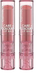 Catrice Cosmetics Bálsamo labial Care In Colours, hidratar/humectar, cuidado, natural, brillante, 3 g (Paquete de 2)
