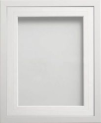 Frame Company Webber White with White V-Groove Mount, 10x8 for 8x6 inch