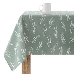 BELUM Nappe Anti-Taches 100 x 140 cm Anti-Taches 100% Coton résiné, Nappe Non cirée, Nappe Tactile Coton, Nappe imperméable, Nappe Anti-Taches répulsif Liquide