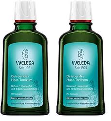 Weleda Rosemary Oil Revitalising Hair Tonic, Hair Growth, Thinning Hair, Hair Loss, Healthy Scalp, Women & Men, Natural & Organic, Vegan, Zero Plastic 100ml (Pack of 2)