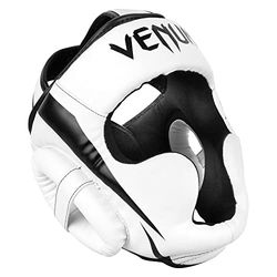 Venum Elite Protetor de cabeça, unissexo, branco/preto, tamanho único
