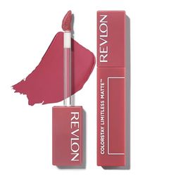 Revlon ColorStay Limitless matowa pomadka w płynie, płynna pomadka do ust, wzbogacona potrójnym kwasem hialuronowym, 100% wegańska formuła, bardzo trwała, 006 Manifest