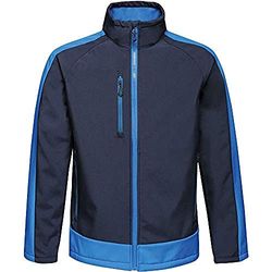 Regatta professionell kontrast vattenavvisande 3 lager membran softshelljacka, L, Nvy/NewRoyal, 1