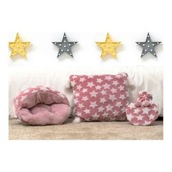 Set cuscino borsa dell'acqua calda poggiapiedi rosa (3 pz)