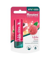 Himalaya Litchi Shine Lip Balm per labbra lucide, morbide ed elastiche, ricco di vitamina E e antiossidanti, 4,5g