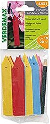 Verdemax X4421 Lot de 20 étiquettes colorées pour semis