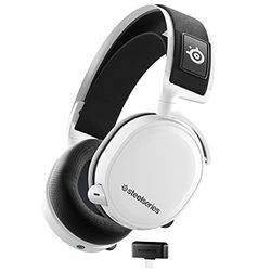 SteelSeries Arctis 7+ - Wireless-gamingheadset - Lossless 2,4-GHz draadloze verbinding - 30 uur accuduur - Voor pc, PS5, PS4, Mac, Android en Switch - Wit