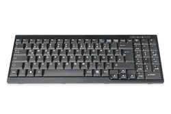 DIGITUS toetsenbord voor LCD KVM-consoles van DIGITUS, Duitse lay-out, zwart