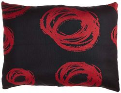 BonaMaison Rosso-Nero Fodera per Cuscino Cotone e Copricuscini Federa per Divano Casa Soggiorno Camera da Letto Decorazione Interni ed Esterni, 45x60 Cm - Progettata e Prodotta in Turchia