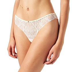 women'secret Hipster Brief Dames Slip, Geel/Goud, L