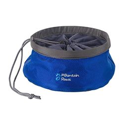 Mountain Paws Collapsible Lightweight Dog Food Bowl Ideal for Camping Hiking Walking and Travel