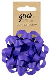 Glick Luxury Gift Bow Violet, Violet Bow for Gift Wrapping, Purple Stick on Gift Bow