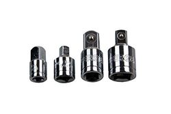 US PRO B1255 4 Piece Socket Adapter Set 1/4'', 3/8'' & 1/2'' Drive