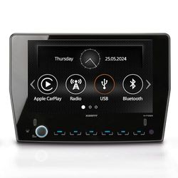 XZENT X-F285 2 DIN autoradio geschikt voor Ford Transit 9 inch touchscreen multimediasysteem Apple CarPlay DAB+ uitbreidbaar tot een vast navigatiesysteem voor vrachtwagens