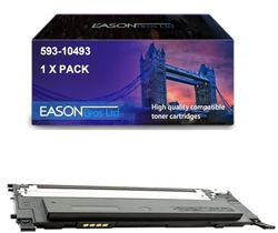 Eason Bros Dell Remanufactured 1230 Black Toner 593-10493,Compatible with the Dell 1230C 1235CN