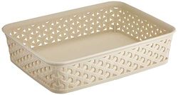 Curver - Bandeja Organizadora A5 MyStyle Rectangular - Color Blanco Roto