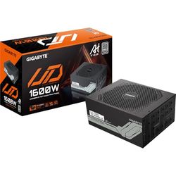 GIGABYTE UD1600PM PG5 AI Top Fuente de Alimentación - PCIe 5.0, 80 Plus Platinum, Diseño Totalmente Modular, Ventilador de 120 mm, Compatible con ATX 3.1, Enchufe EU