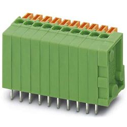 Phoenix FFKDSA1/V-2,54-2 Verde – Terminale di blocco elettrico, 7,58 mm, 12,6 mm, 17 mm, 160 V