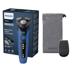 Philips Shaver Series 5000, Wet and Dry Electric Shaver for Men, ComfortTech blades 360°, Contour Heads, Advanced Display, SmartClick Precision Trimmer, S5466/18