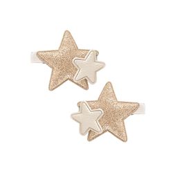 Amira Double Star Clip Set, Goldrush/Moonbeam