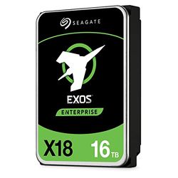 Seagate Exos X18, 16 TB, Interne Harde Schijf, Enterprise Klasse, CMR 3,5", Hyperscale SATA 6 GB/s, 7.200 RPM, 512e, 4 KB FastFormat (ST16000NM000J)