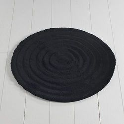 Alfombra de baño negro