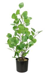 Pianta artificiale di eucalipto in vaso di eucalipto, pianta artificiale, albero decorativo, alberi di plastica, foglie di dollaro d'argento, decorazione per matrimonio, arbusto, cespuglio, pianta da