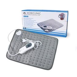 Mobiclinic, Cuscino riscaldato, Coperta riscaldata, 3 livelli di calore, Basso consumo energetico, Spegnimento automatico, Potenza 100w, Tappetino, Marchio spagnolo, Zona lombare, 40x30 cm