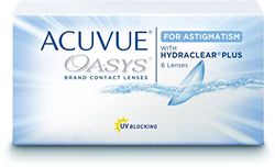 ACUVUE® OASYS for ASTIGMATISM con tecnología HYDRACLEAR® PLUS - Lentillas quincenales -protección UV - 6 lentes