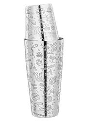 Tom Fox COLLABO, TIN o TIN Shaker 304 Stainless Steel 28 oz./16 oz, 304 Stainless Steel, Engraved