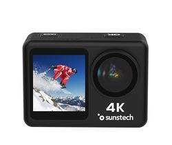Sunstech Caméra de Sport ADVENTURE4K Ultra légère résistante à l'eau, avec WiFi et Micro intégrés.