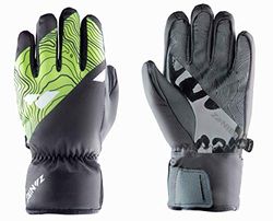 Zanier Unisex Jugend 12078-7820-5,5 Guanti, Verde, Nero, 5.5