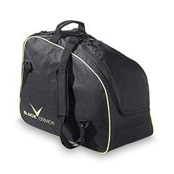 Black Crevice Skischoenen en helmtas, 53 x 26 x 39 cm, 53 liter, zwart/geel, BCR151007-2, zwart/geel, Eén maat, Skischoen- en helmtas