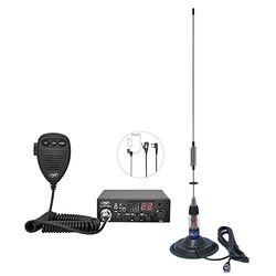 CB PNI Escort HP 8001L Auriculares de rádio ASQ HS81L CB PNI ML70 antena com íman incluído