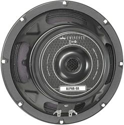 Eminence American Standard Alpha-8A 8" Pro Audio Speaker, 125 Watts at 8 Ohms, Black