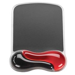 KENSINGTON 62402 - Tapete de rato Duo gel com apoio para pulsos cor preto/vermelho