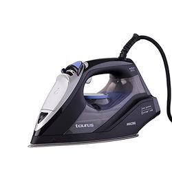 Taurus Amazing - Plancha de vapor STI3002 3000W | Golpe de vapor 200g/min | Punta de precisión | Regulador de vapor y temperatura | Suela anodizada | Modo ECO | Auto Off | Sistema antical recargable