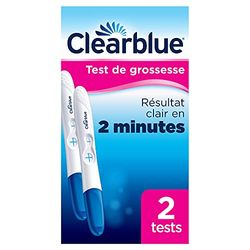 Procter & Gamble Test De Grossesse Clearblue Pratique Et Rapide, Fiable à Plus De 99 %, 2 Tests