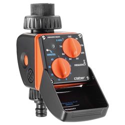 Claber 8423 Aquauno Select elektroniczny komputer wodny, czarny/pomarańczowy/szary