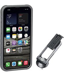 TOPEAK iPhone 13 Pro Max, beschermhoes voor smartphone Ridecase inclusief uniseks volwassenen, zwart/grijs