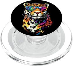 Jaguar Gran Gato Pantera Gatos Lindo Jaguar PopSockets PopGrip para MagSafe
