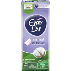 EveryDay All Cotton Salvaslip Normal, Filtrante 100% Cotone, 20 Unità